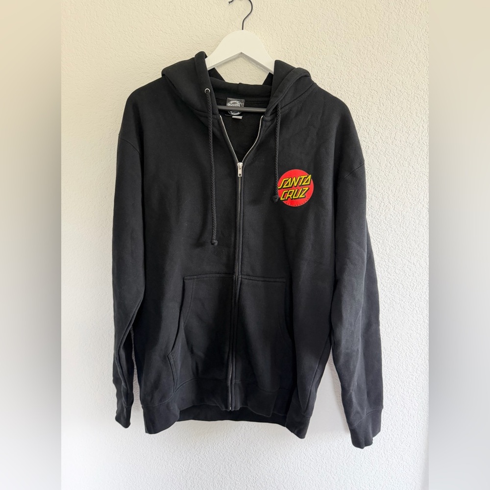 Men’s Santa Cruz zip up hoodie - Picture 2 of 3